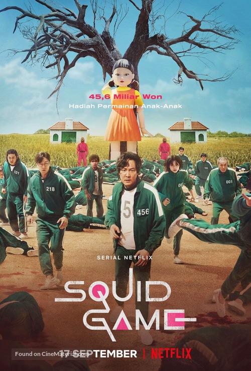 &quot;Squid Game&quot; - Indonesian Movie Poster