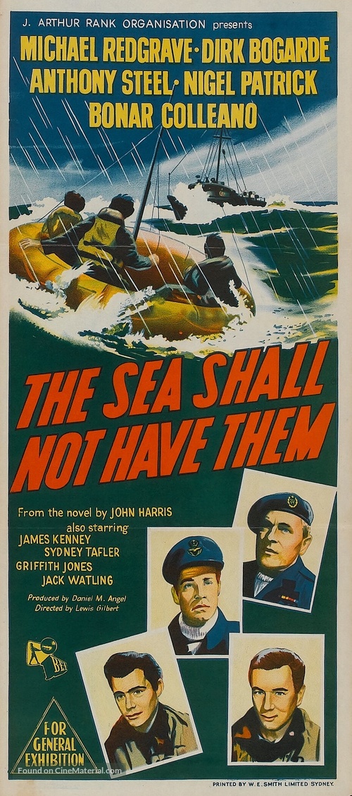 The Sea Shall Not Have Them - Australian Movie Poster