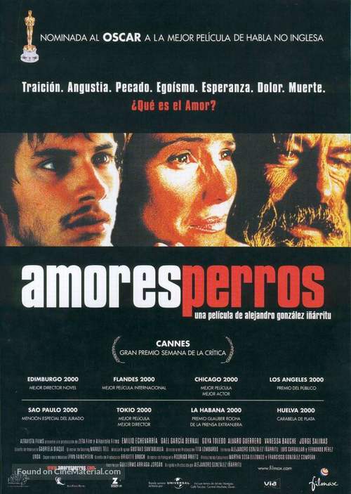 Amores Perros - Spanish Movie Poster
