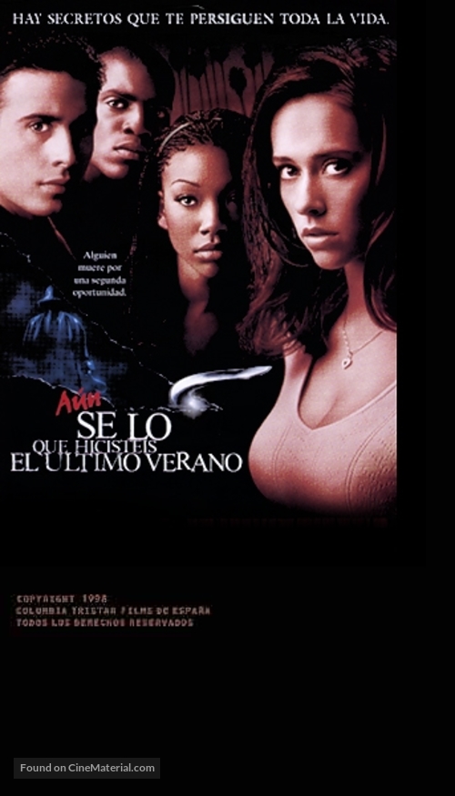 I Still Know What You Did Last Summer - Spanish VHS movie cover