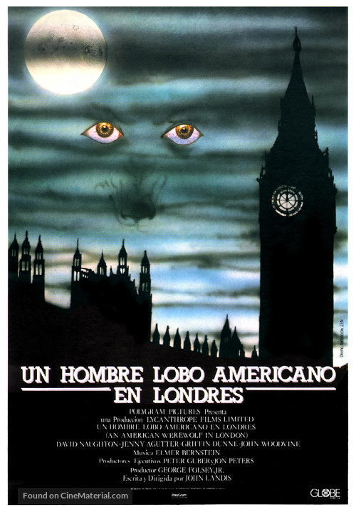 An American Werewolf in London - Spanish Movie Poster
