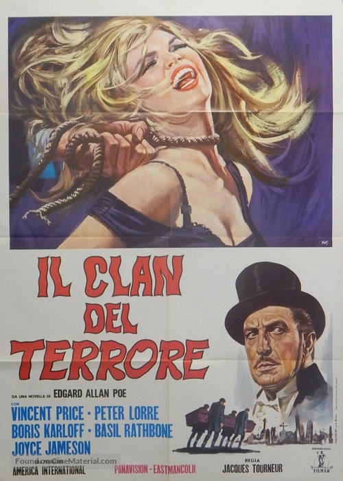 The Comedy of Terrors - Italian Movie Poster