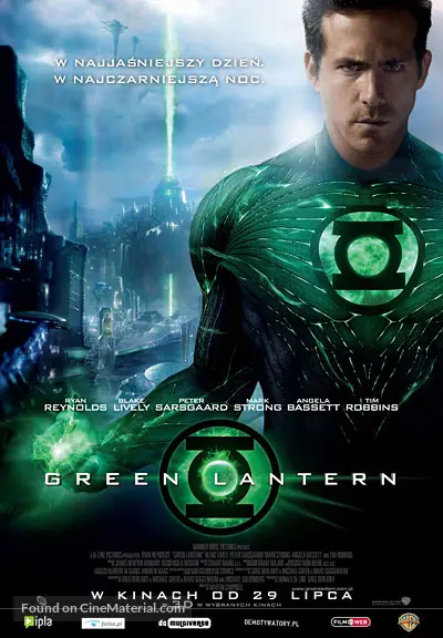 Green Lantern - Polish Movie Poster