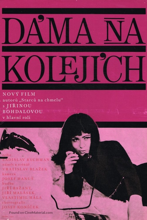 D&aacute;ma na kolej&iacute;ch - Czech Movie Poster