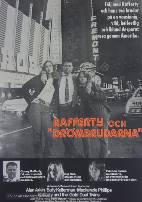 Rafferty and the Gold Dust Twins - Swedish Movie Poster