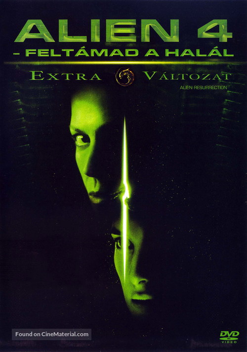 Alien: Resurrection - Hungarian DVD movie cover