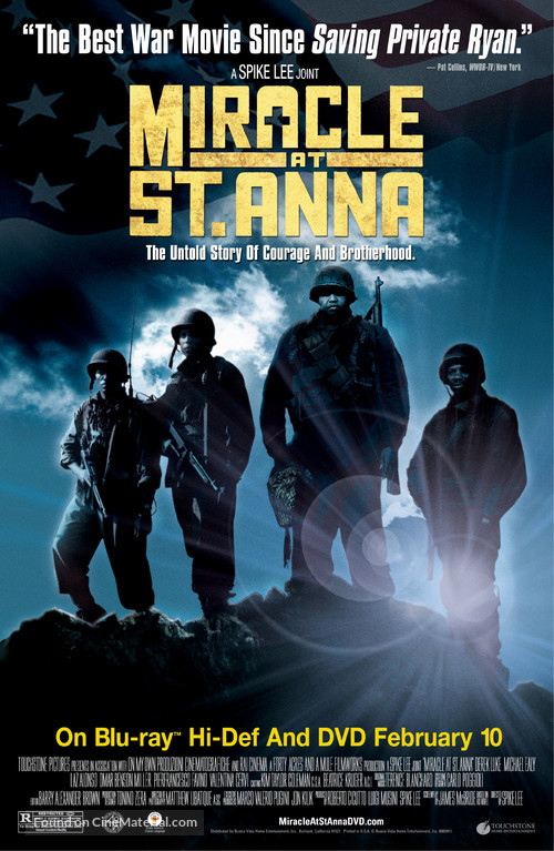 Miracle at St. Anna - Video release movie poster
