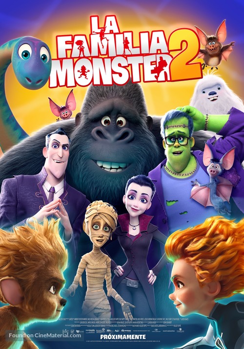 Monster Family 2 - Mexican Movie Poster