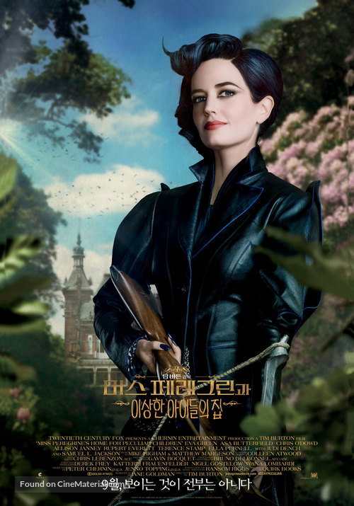 Miss Peregrine&#039;s Home for Peculiar Children - South Korean Movie Poster