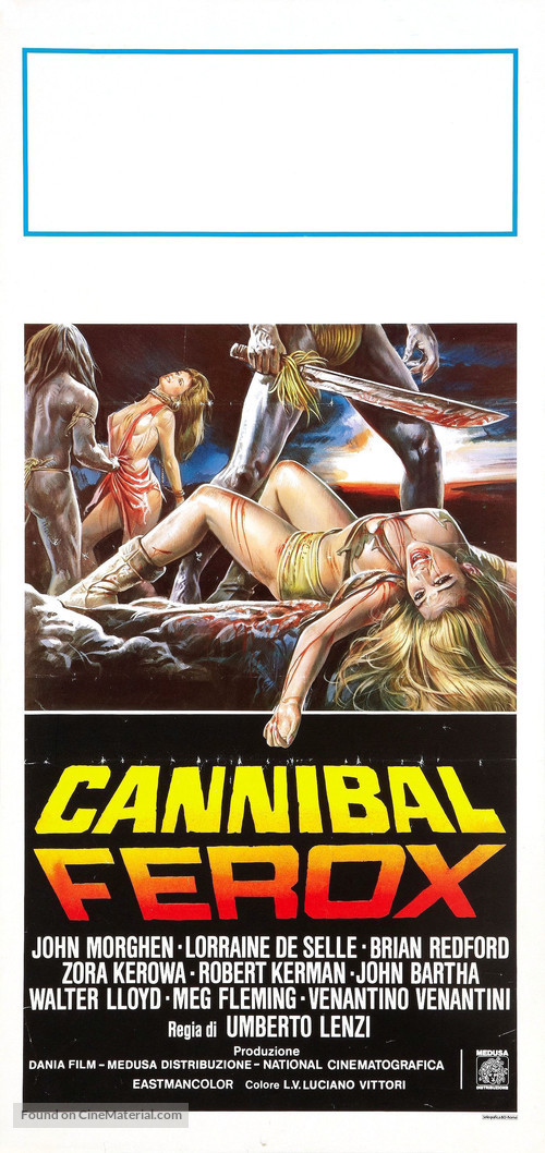 Cannibal ferox - Italian Movie Poster