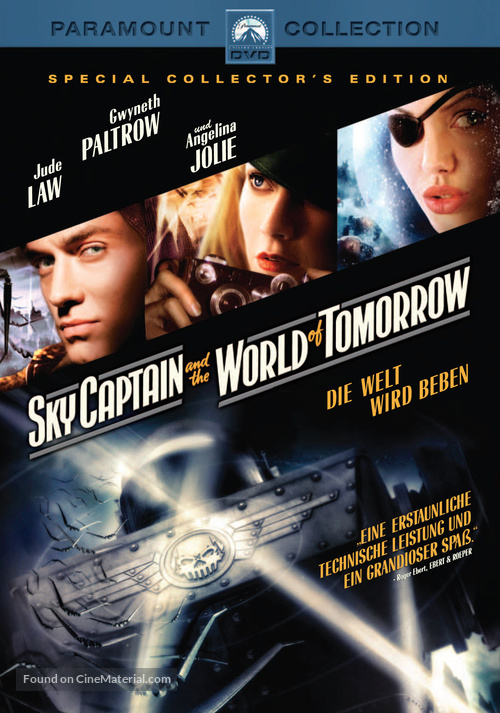 Sky Captain And The World Of Tomorrow - German DVD movie cover