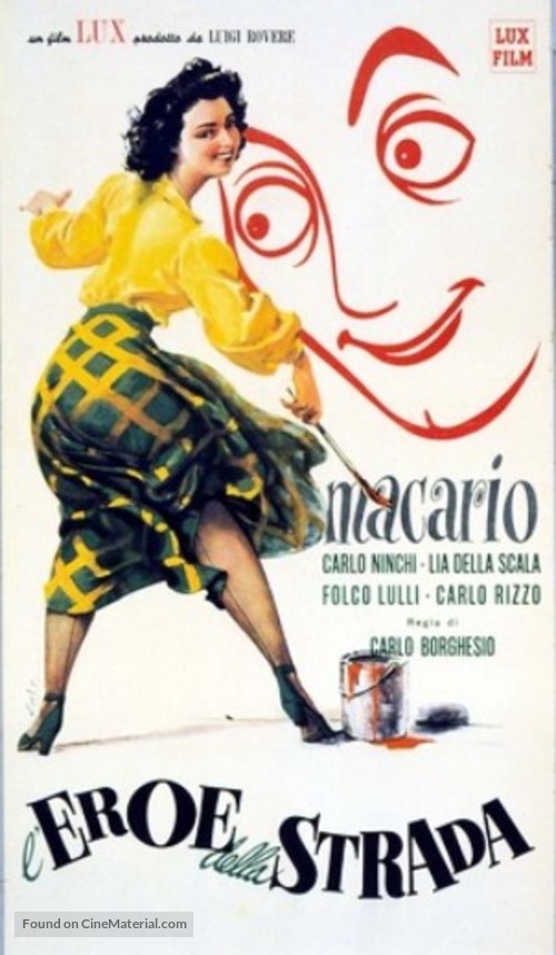 L&#039;eroe della strada - Italian Movie Poster