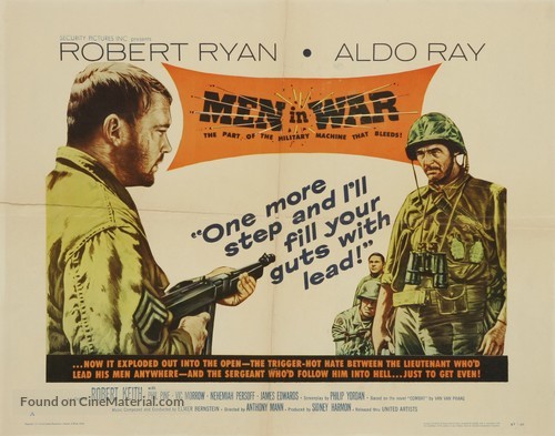 Men in War (1957) movie poster