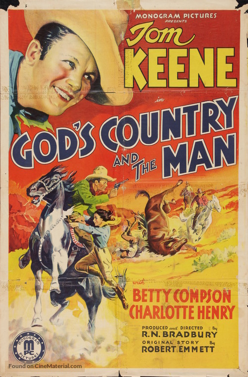 God&#039;s Country and the Man - Movie Poster