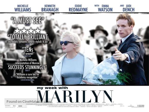 My Week with Marilyn - British Movie Poster