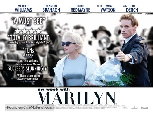 My Week with Marilyn - British Movie Poster