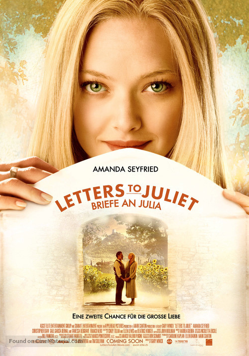 Letters to Juliet - Swiss Movie Poster