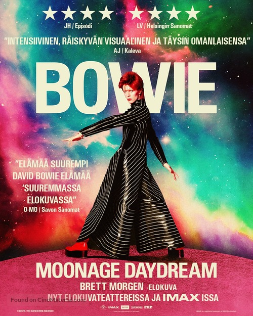 Moonage Daydream - Finnish Movie Poster