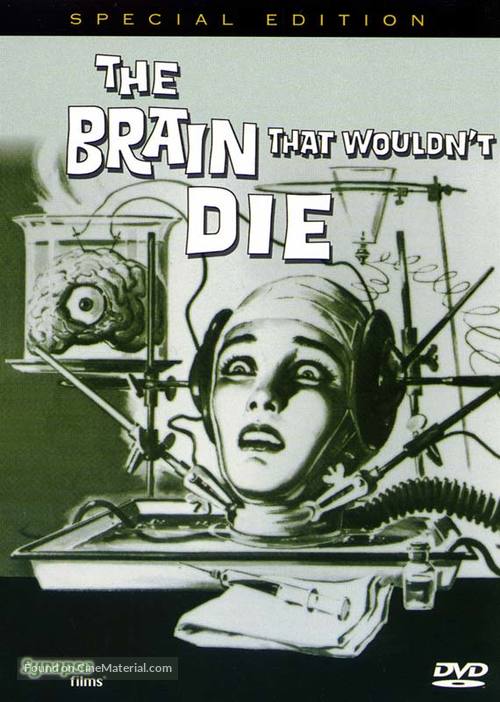 The Brain That Wouldn&#039;t Die - DVD movie cover