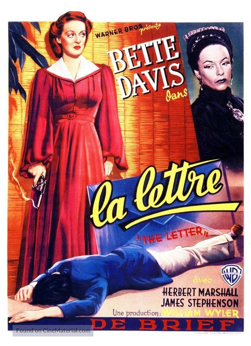 The Letter - Belgian Movie Poster