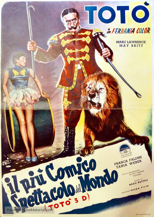 Il pi&ugrave; comico spettacolo del mondo - Italian Movie Poster