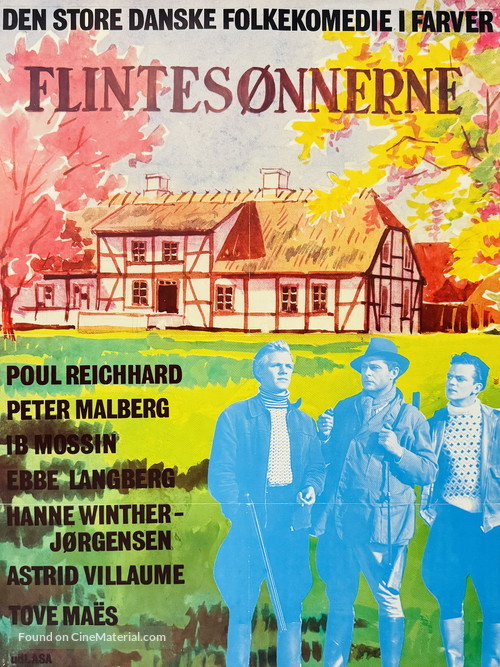 Flintes&oslash;nnerne - Danish Movie Poster