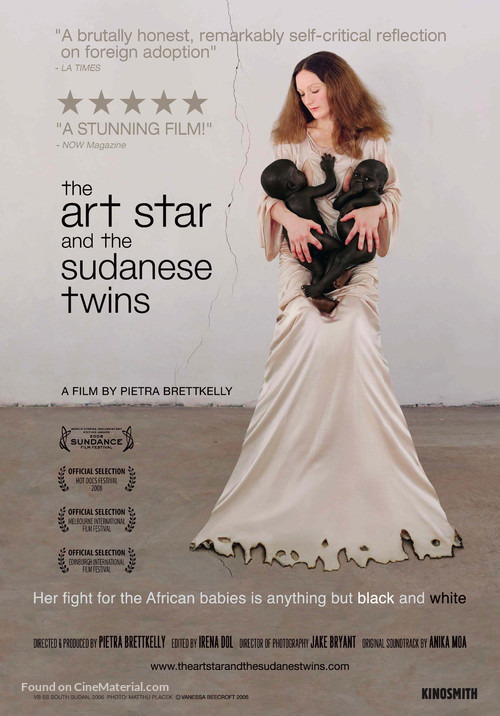 The Art Star and the Sudanese Twins - Movie Poster