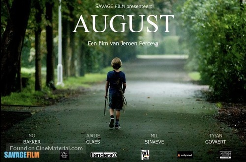 August - Belgian Movie Poster