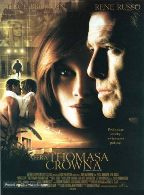 The Thomas Crown Affair - Polish Movie Poster