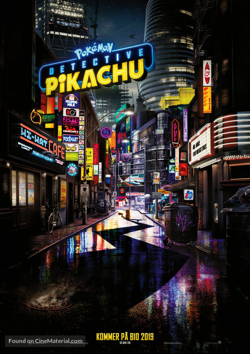 Pok&eacute;mon: Detective Pikachu - Swedish Movie Poster