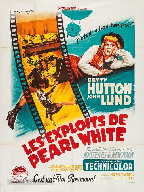 The Perils of Pauline - French Movie Poster