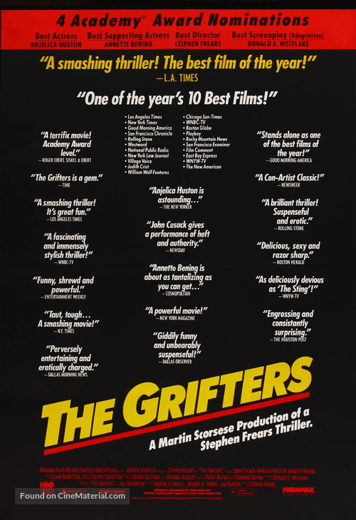 The Grifters - Movie Poster