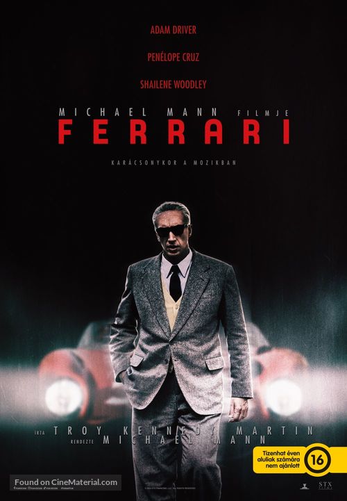 Ferrari - Hungarian Movie Poster
