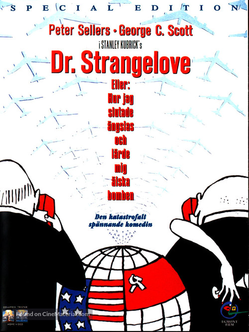 Dr. Strangelove - Swedish DVD movie cover