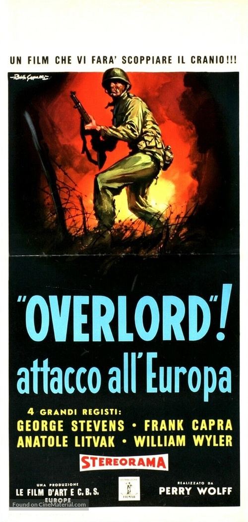 The Smashing of the Reich - Italian Movie Poster