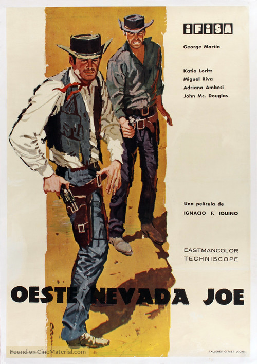Oeste Nevada Joe - Spanish Movie Poster