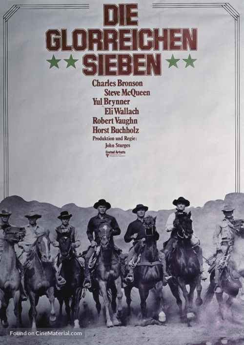 The Magnificent Seven - German Movie Poster