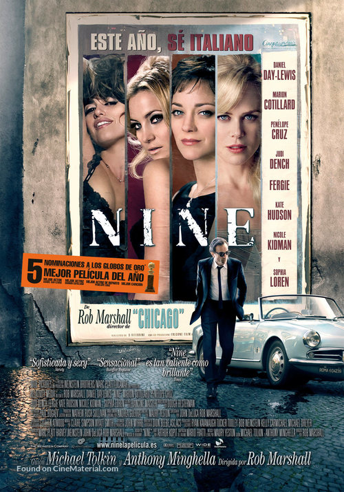 Nine - Spanish Movie Poster