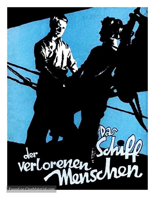 Das Schiff der verlorenen Menschen - German Movie Poster