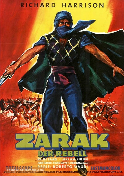 Il pirata del diavolo - German Movie Poster