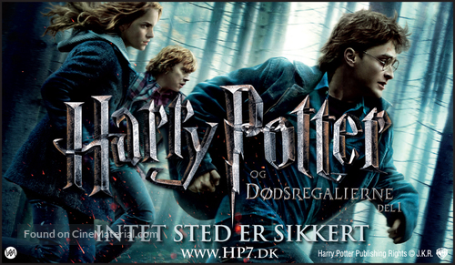 Harry Potter and the Deathly Hallows - Part 1 - Danish Movie Poster