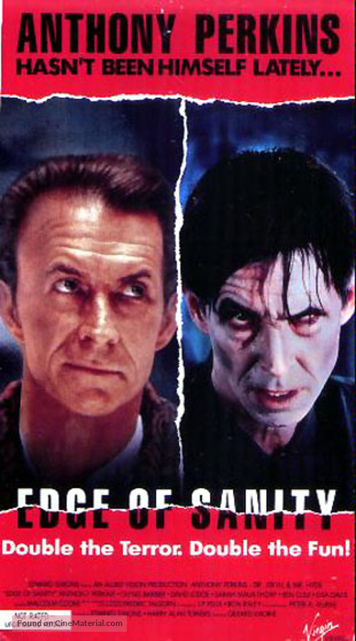 Edge of Sanity - VHS movie cover