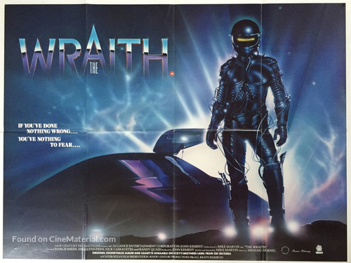 The Wraith - British Movie Poster