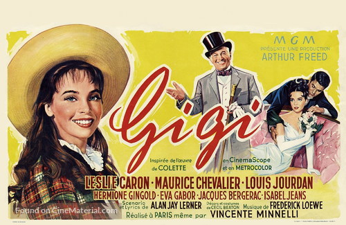 Gigi - Belgian Movie Poster