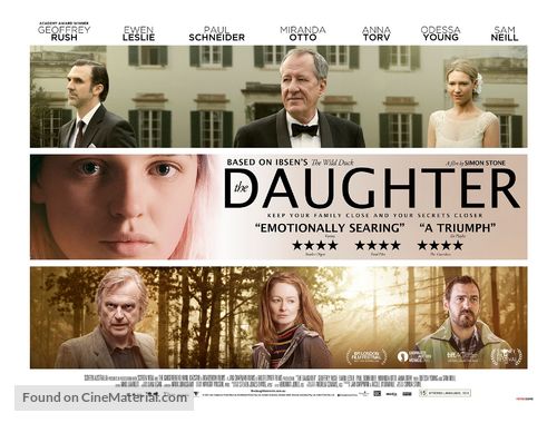 The Daughter - British Movie Poster