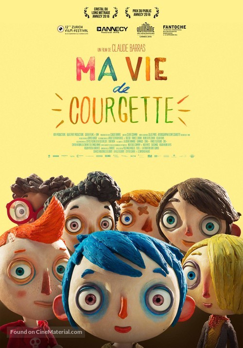 Ma vie de courgette - Swiss Movie Poster