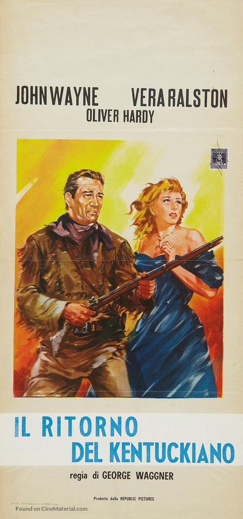 The Fighting Kentuckian - Italian Movie Poster