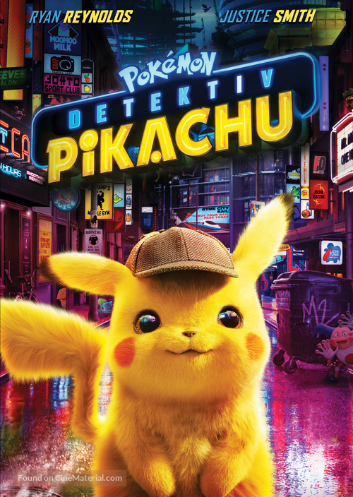 Pok&eacute;mon: Detective Pikachu - Czech DVD movie cover