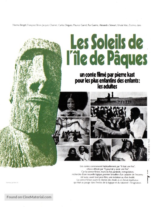 Les soleils de l&#039;Ile de P&acirc;ques - French Movie Poster