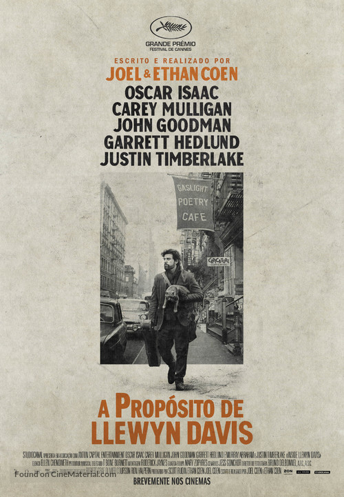 Inside Llewyn Davis - Portuguese Movie Poster